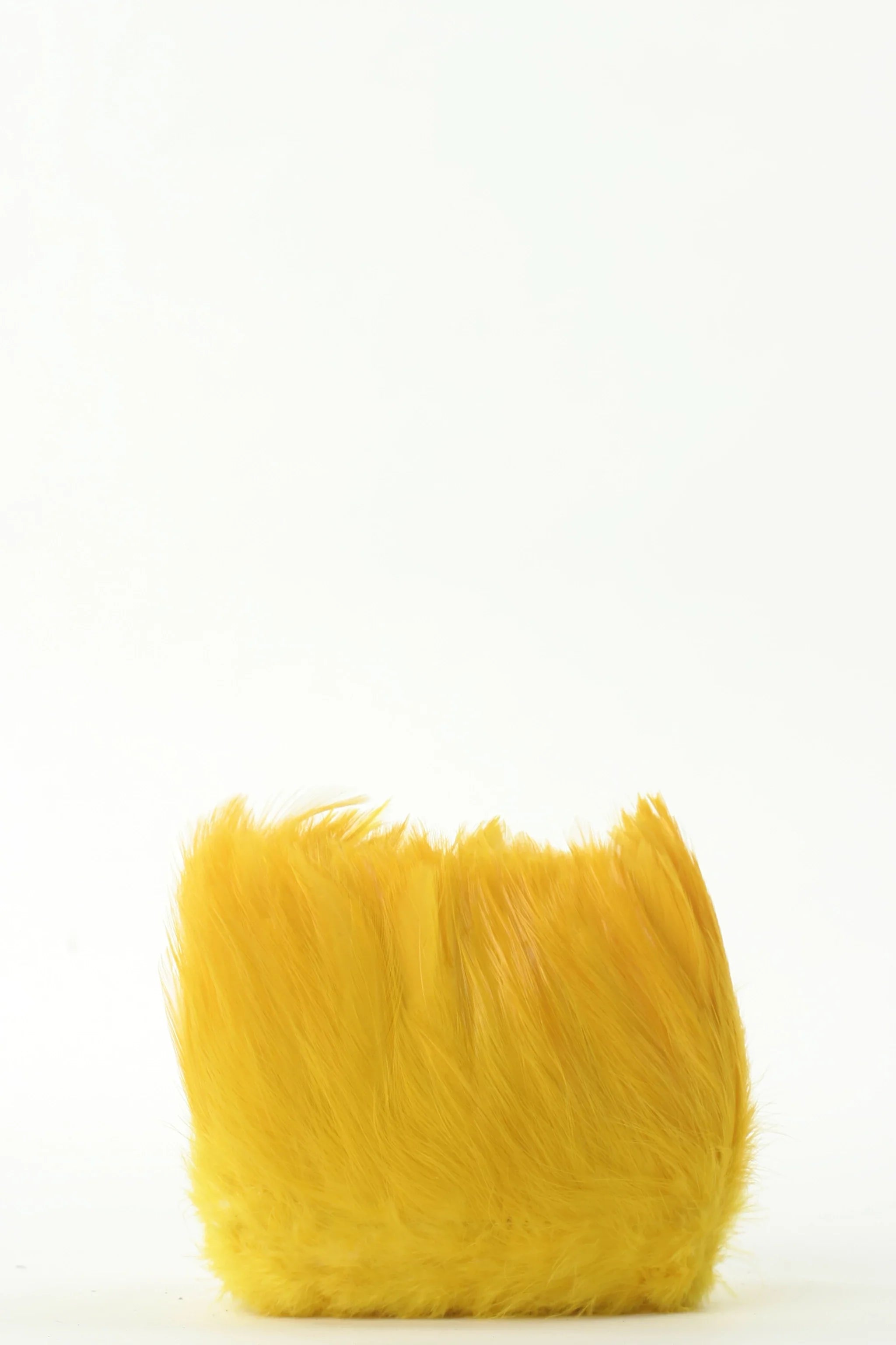 Sowder Frangia Di Piume Di Gallo Per Decorazioni Fai Da Te - Larghezza 12-35,6 Cm, Pacco Da 1,8 Metri, Colore Giallo Nero