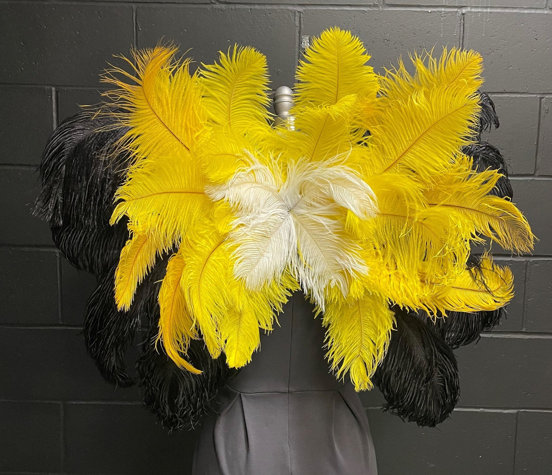 Ostrich Wings Small 31 x 24 inch Bumblebee Zucker Feather Products