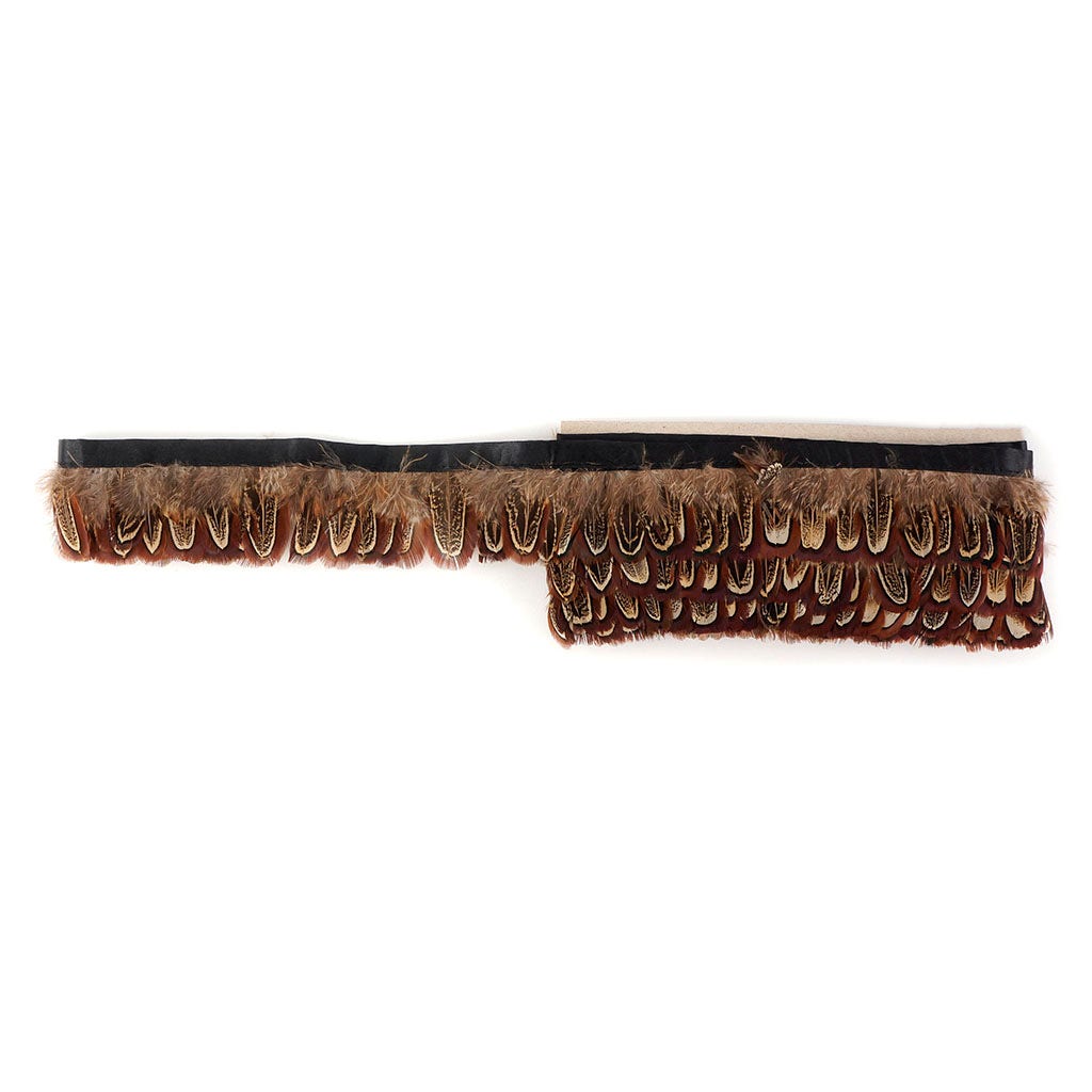 Almond Pheasant Feather Fringe - Natural - Feathers