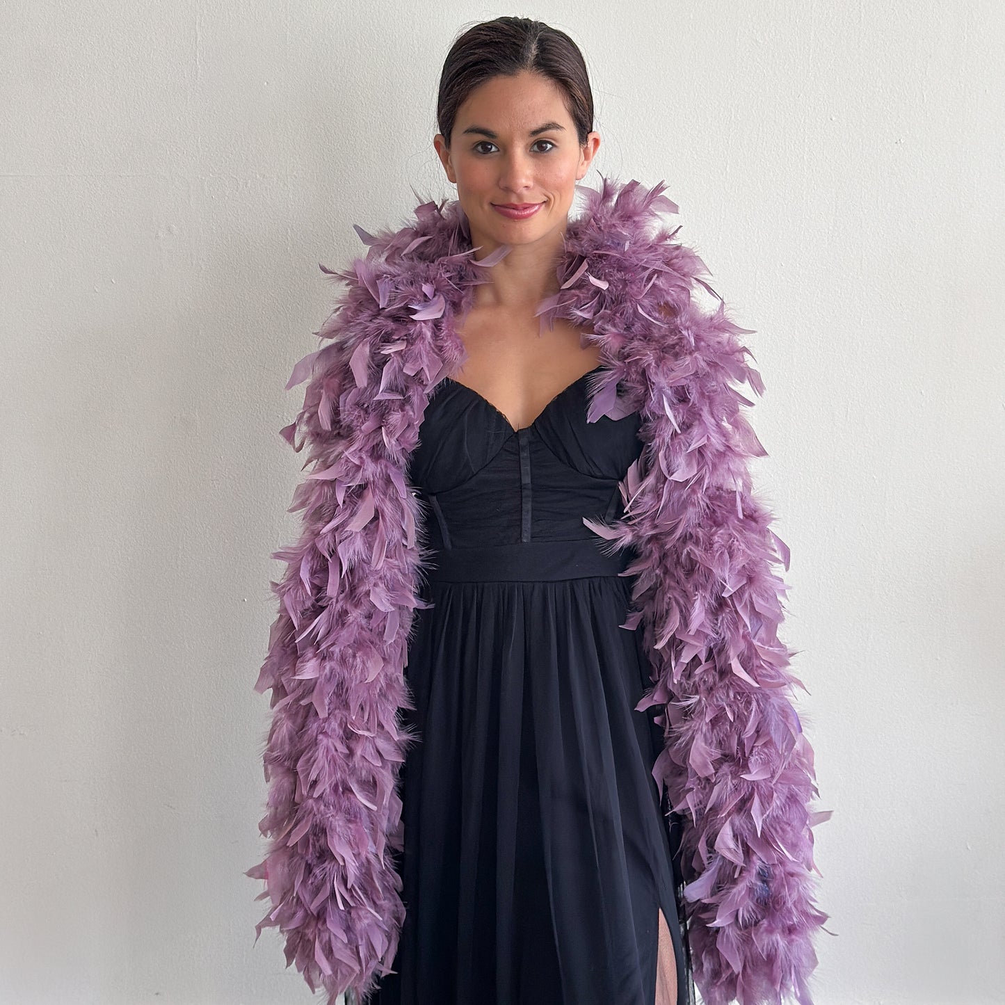 Chandelle Feather Boa - Heavyweight - Amethyst