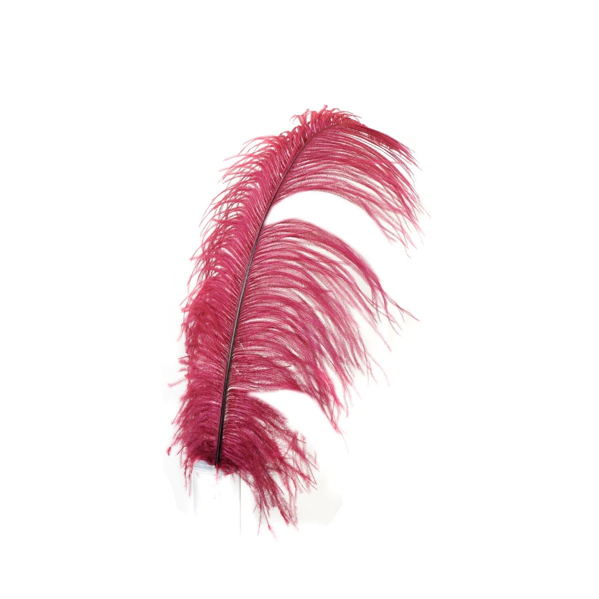 Bulk Ostrich Feathers-Damaged Drabs - Burgundy - Feathers