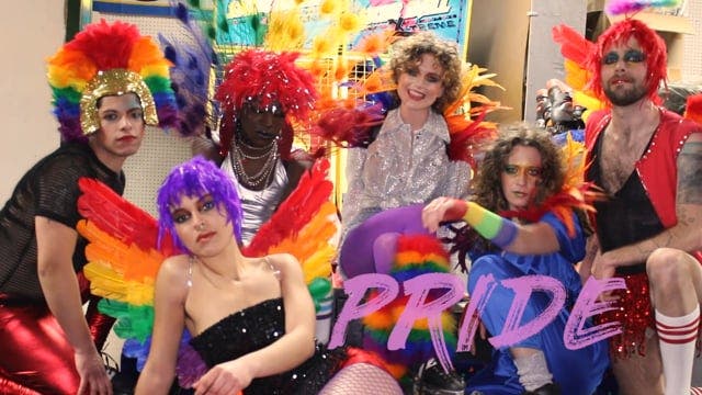 Carnival Feather Collar - Rainbow - Feathers