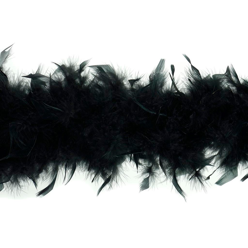 Chandelle Feather Boa - Heavyweight - Black - Chandelle Boa