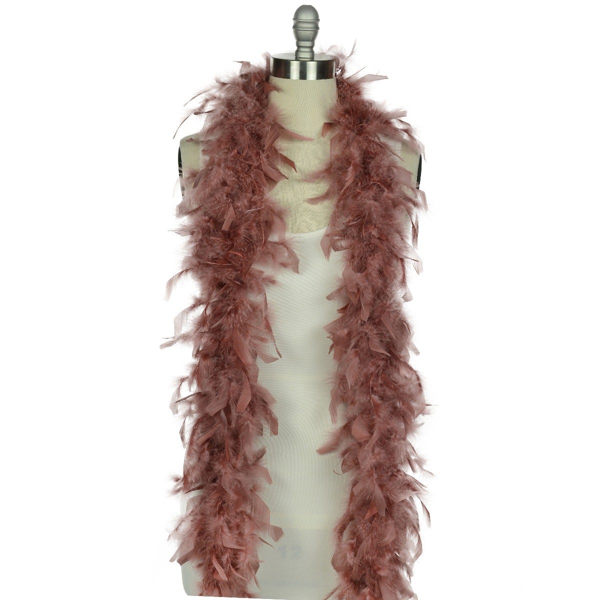 Chandelle Feather Boa - Lightweight - Dusty Rose - Chandelle Boa