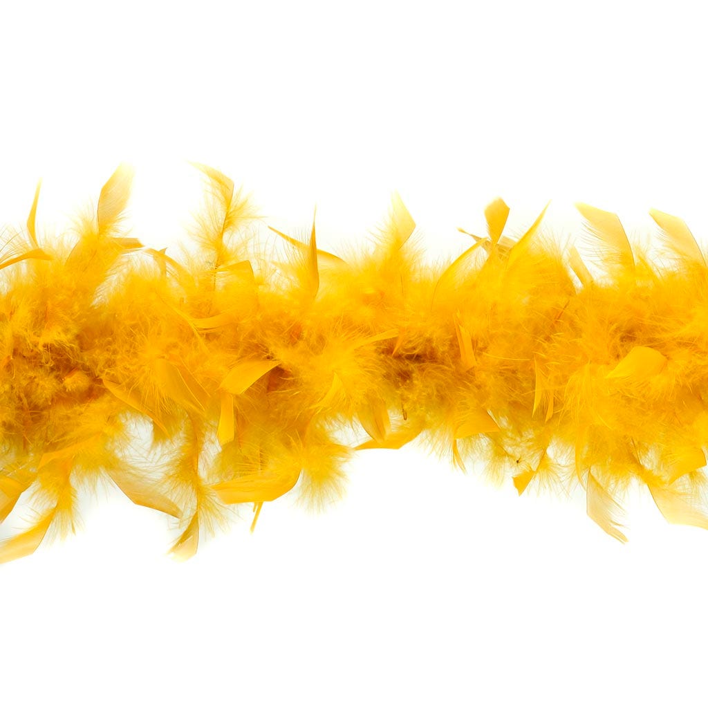 Chandelle Feather Boa - Lightweight - Marigold - Chandelle Boa