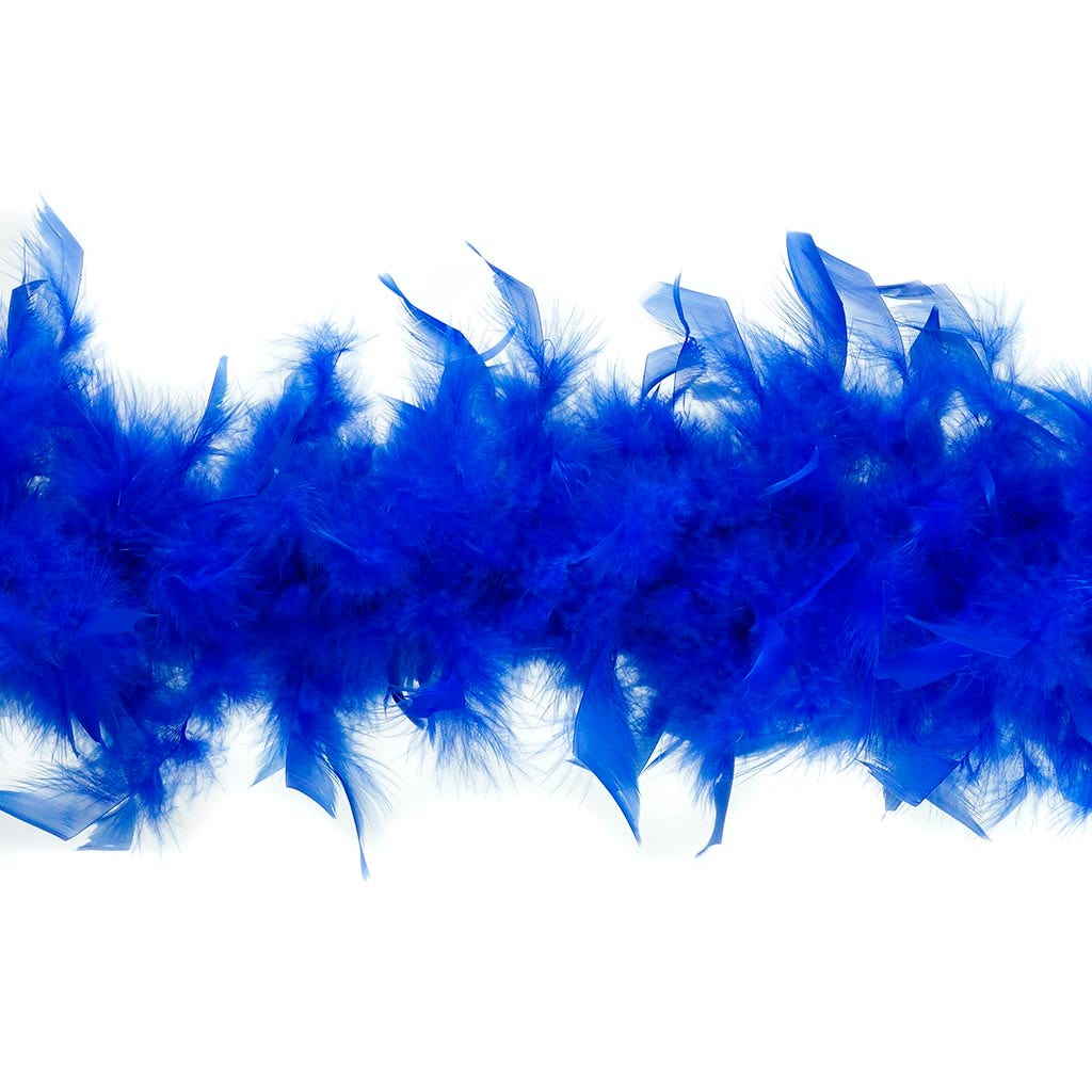 Chandelle Feather Boa - Medium Weight - Royal - Chandelle Boa