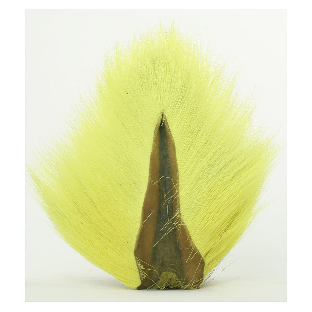 Deer Tails Medium - Flourescent Yellow - Feathers