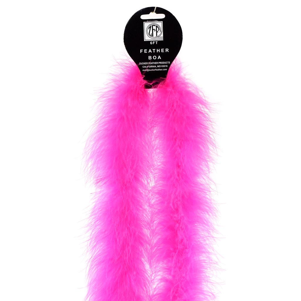 Full Marabou Feather Boa - Pink Orient - Marabou Boa