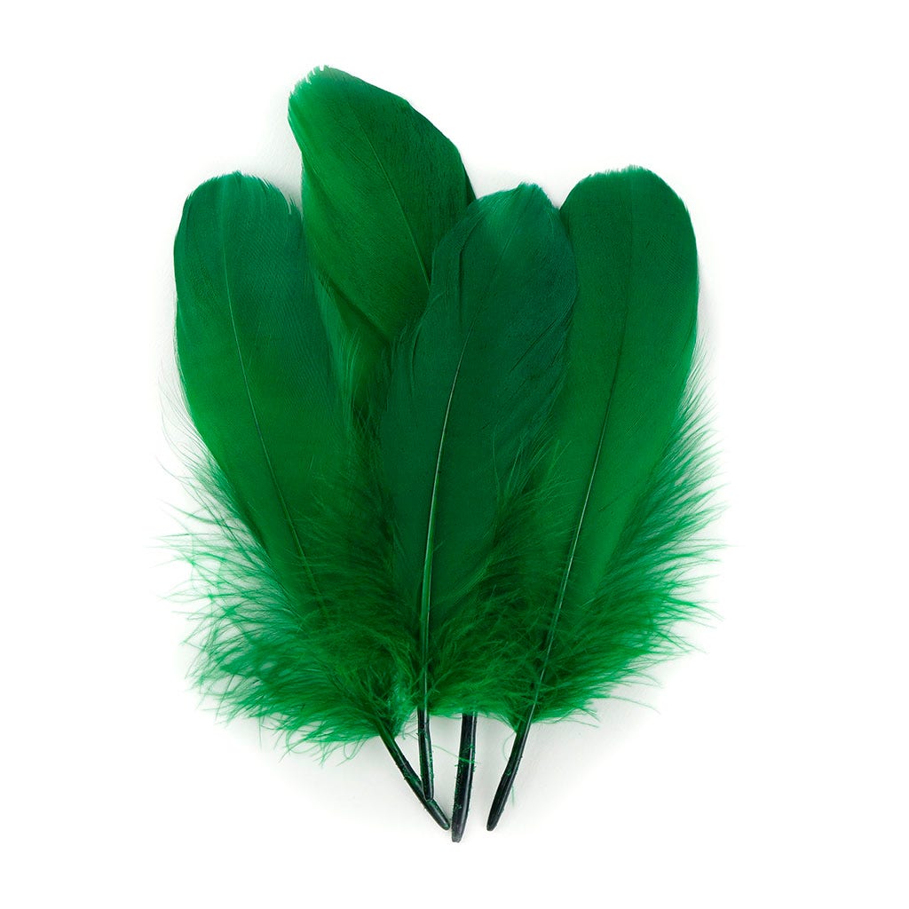 Bulk Emerald Green Goose Pallet Feathers