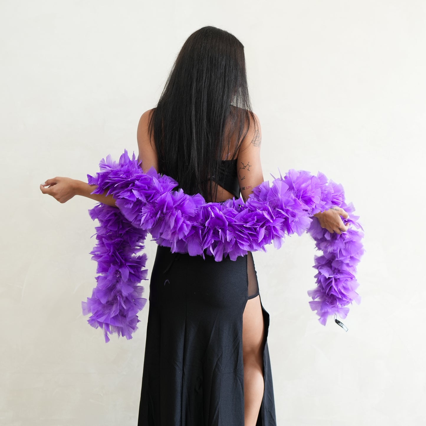 Turkey Feather Boa 6-8" – Lavender
