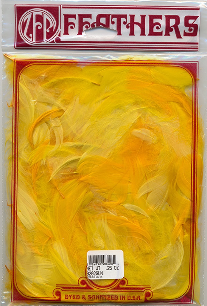 Loose Goose Coquille Mix Dyed - Yellow Tonals - Feathers