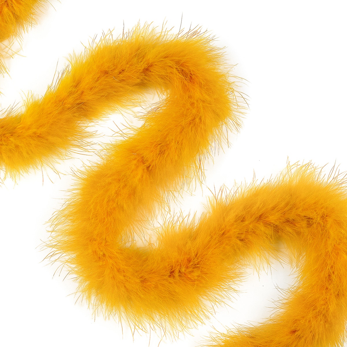 Marabou Feather Boa - Mediumweight - Marigold - Marabou Boa