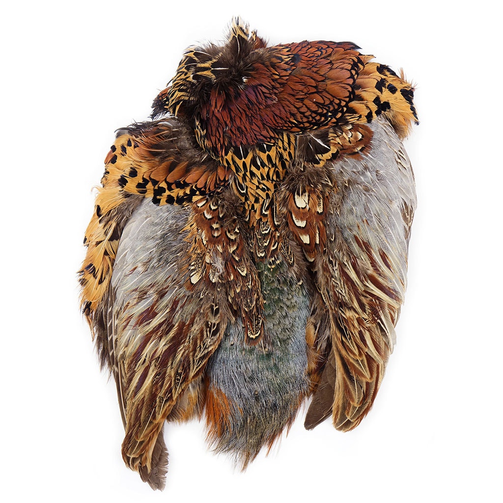 Wapsi Ringneck Pheasant Tail Feathers Black