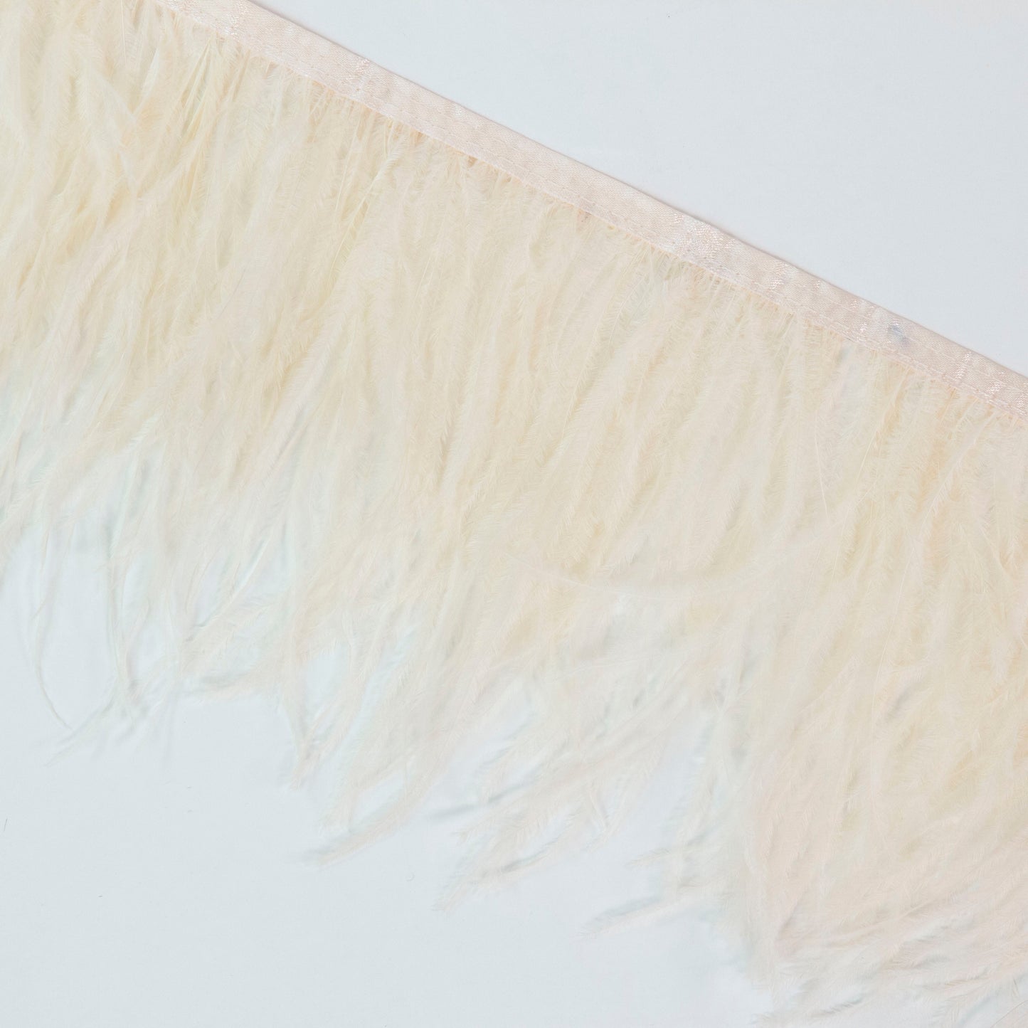 Ostrich Feather Fringe 2PLY - Ivory - Feathers