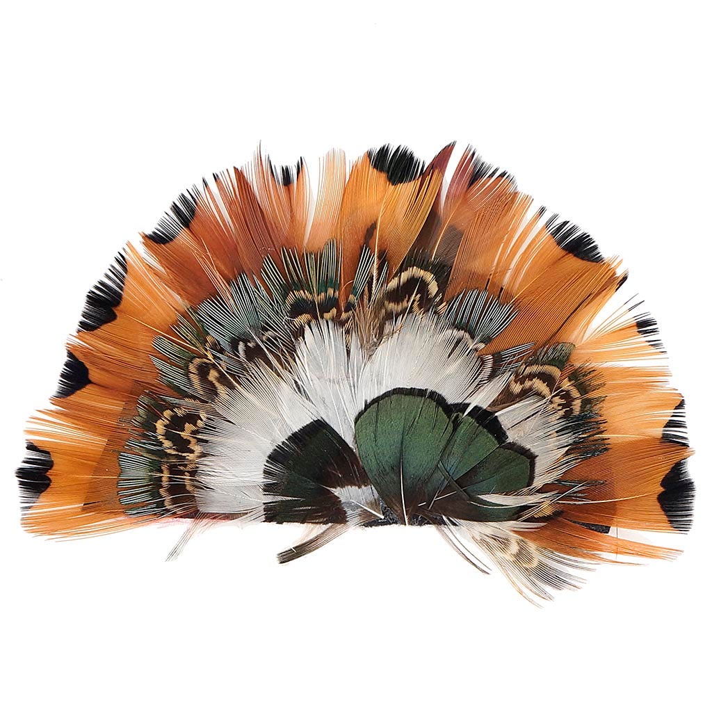 Carmel hotsell Maribou & Black Tipped Pheasant Fascinator