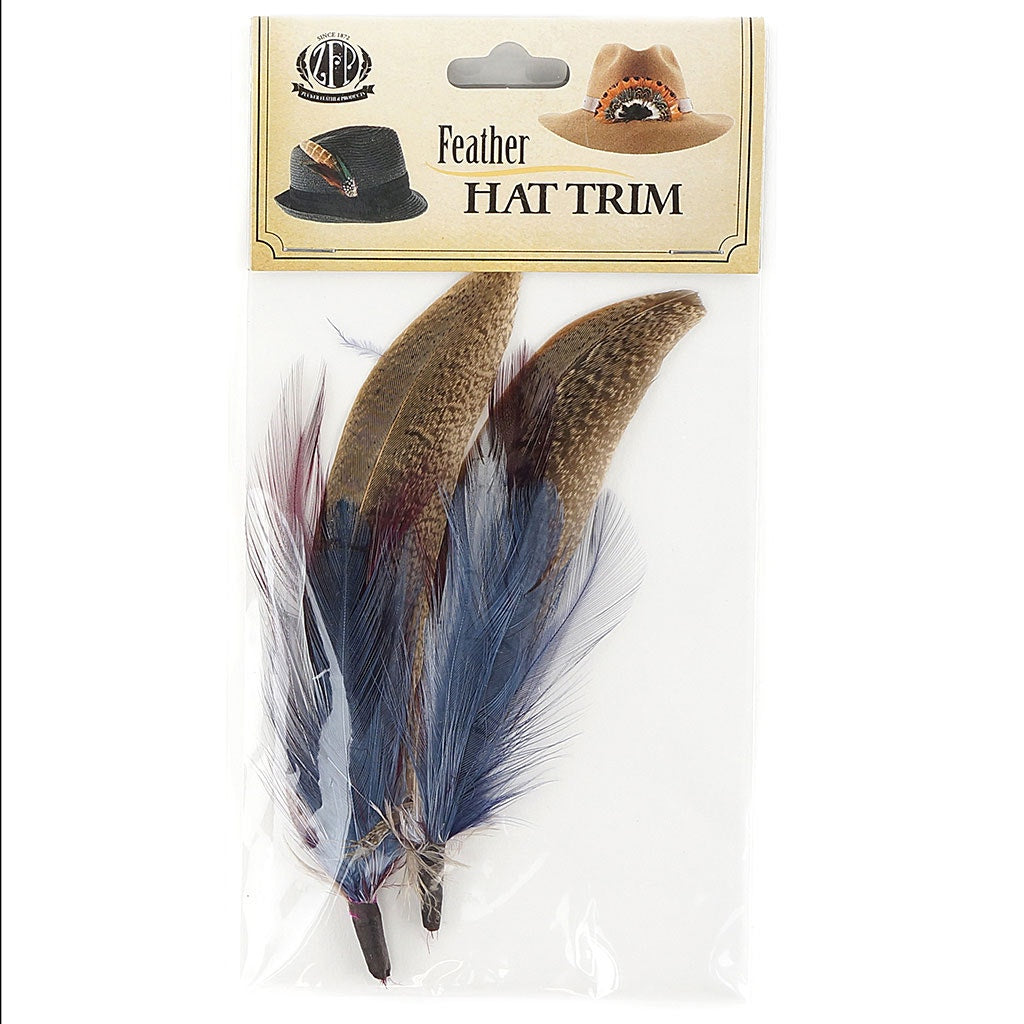 Pheasant-Hackle Feather Hat Trims - Feathers
