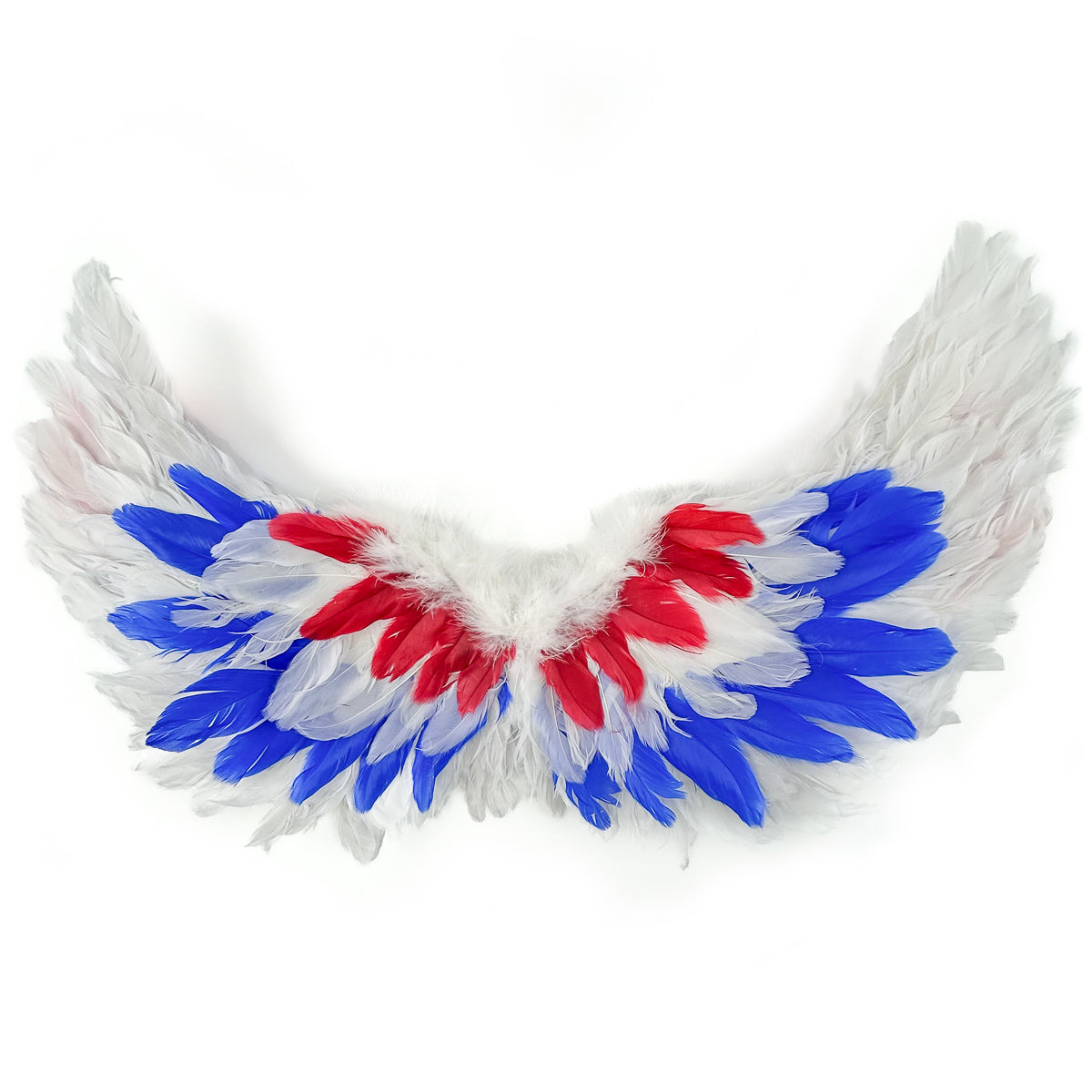Cupid Angel Wings 25.5 x 13 inch --Red/White/Royal