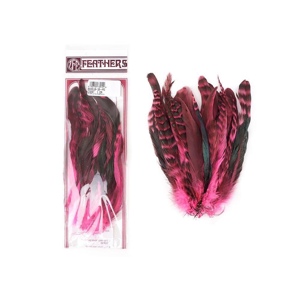 Rooster Coque Tails-Chinchilla Pink Orient - Feathers