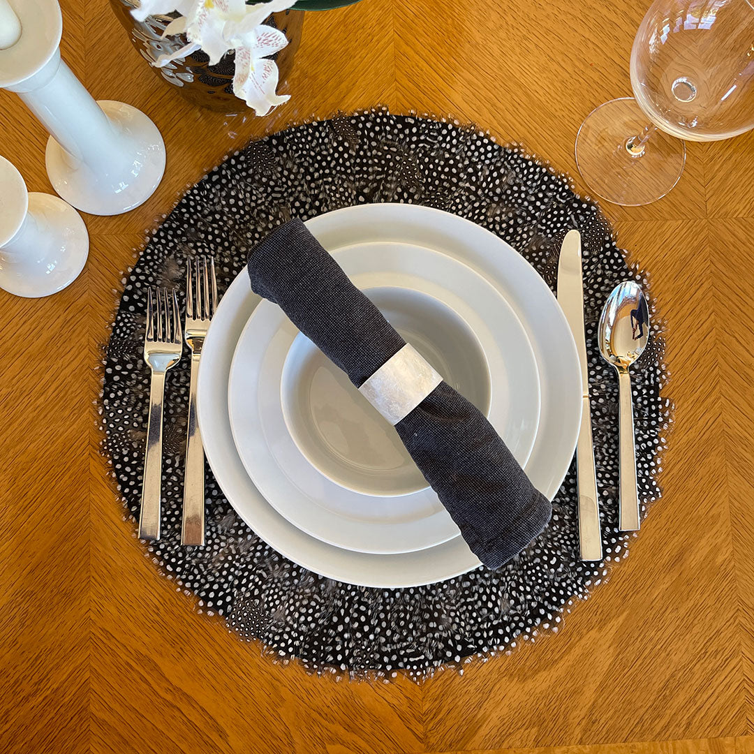 Guinea Plumage Feather Placemat