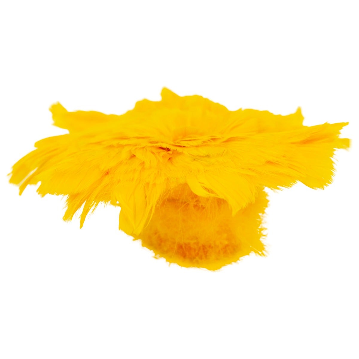 Strung Goose Coquille Feathers 3-4’’ -- 1/4 lb-Gold - Feathers
