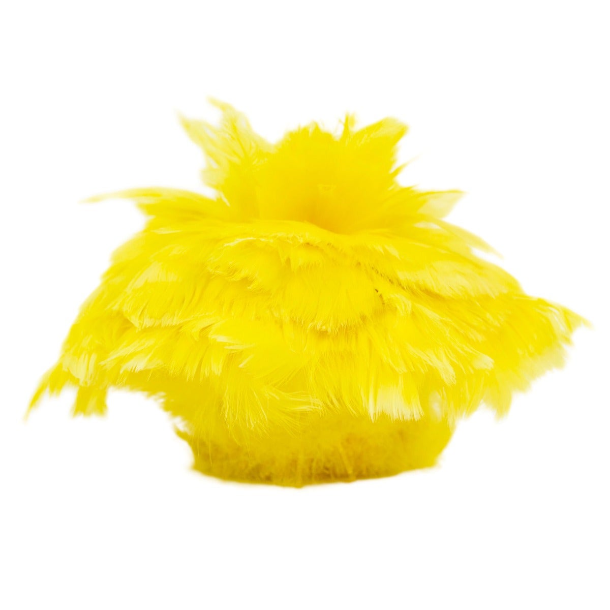 Strung Goose Coquille Feathers 3-4’’ -- 1/4 lb-Pineapple - Feathers