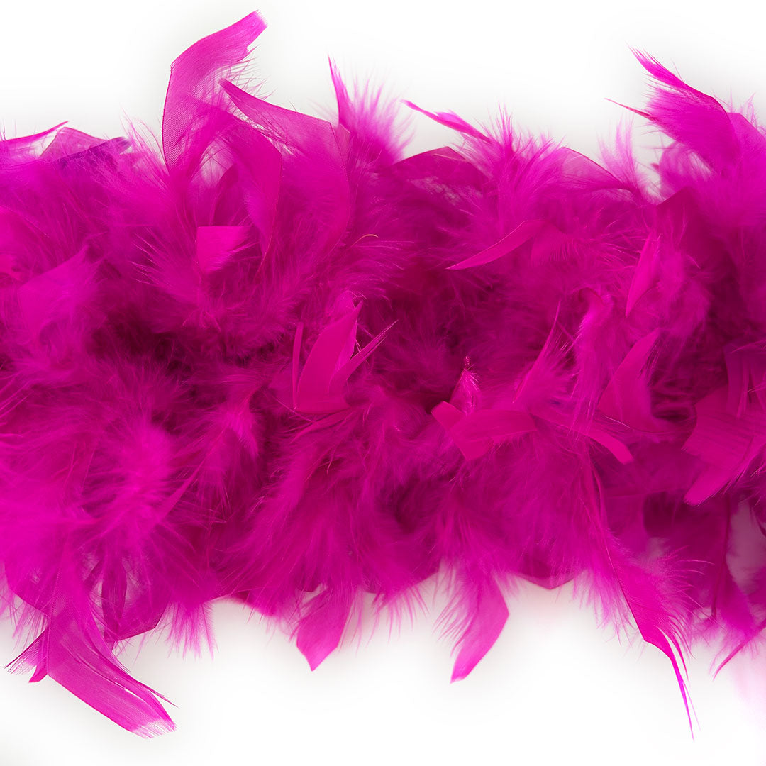 Chandelle Feather Boa - Medium Weight - Very Berry