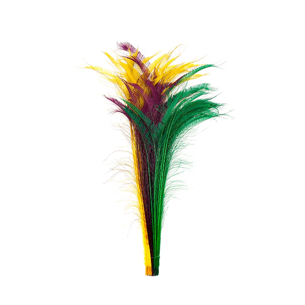 Peacock Swords Bleach Mix Dyed - Mardigras Mix - 20-25