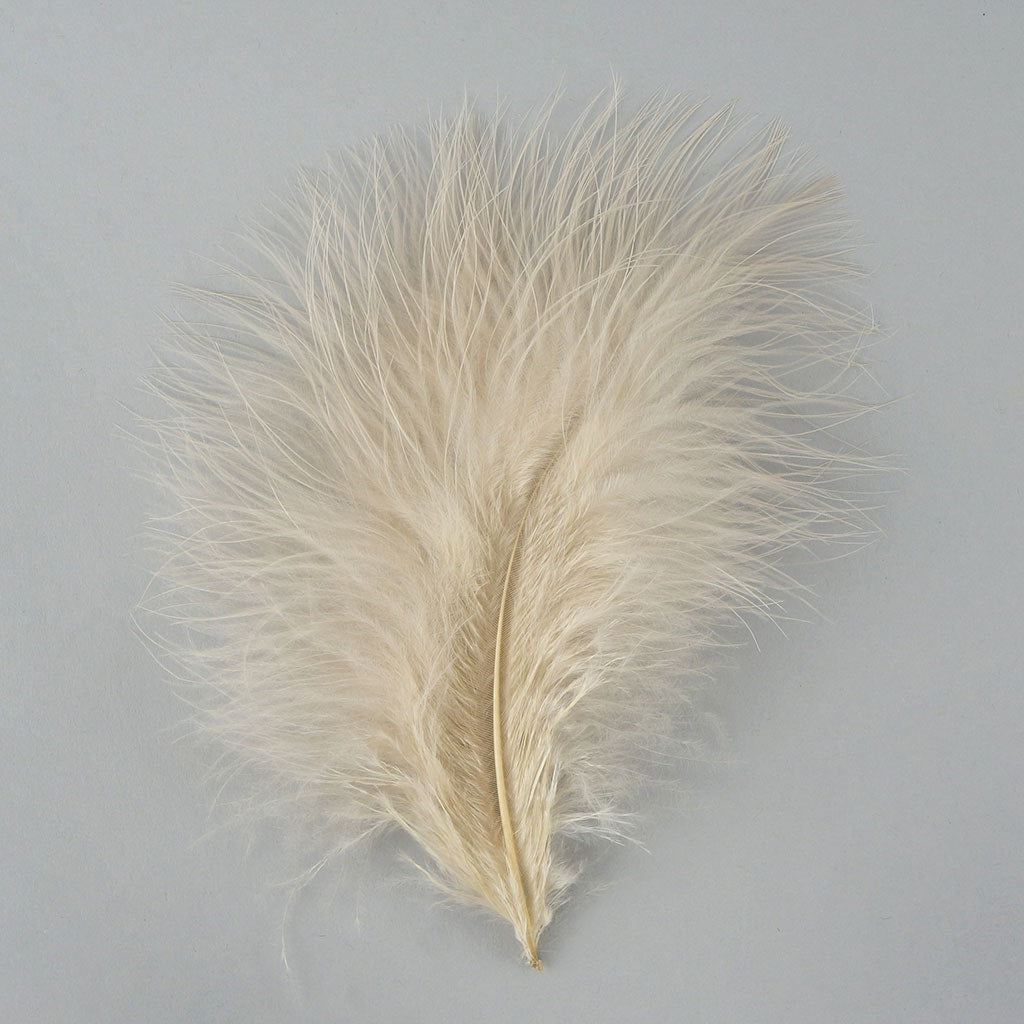 Zucker Feather Products Turkey Marabou Dyed - 3-8 inch - Orange