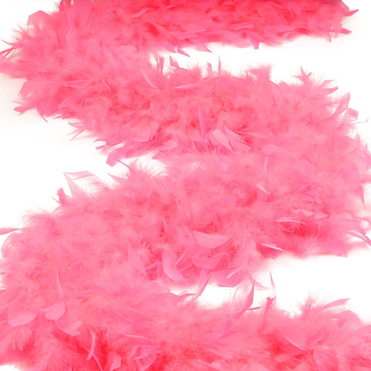Ostrich Feathers 9-12 Drabs - Shocking Pink