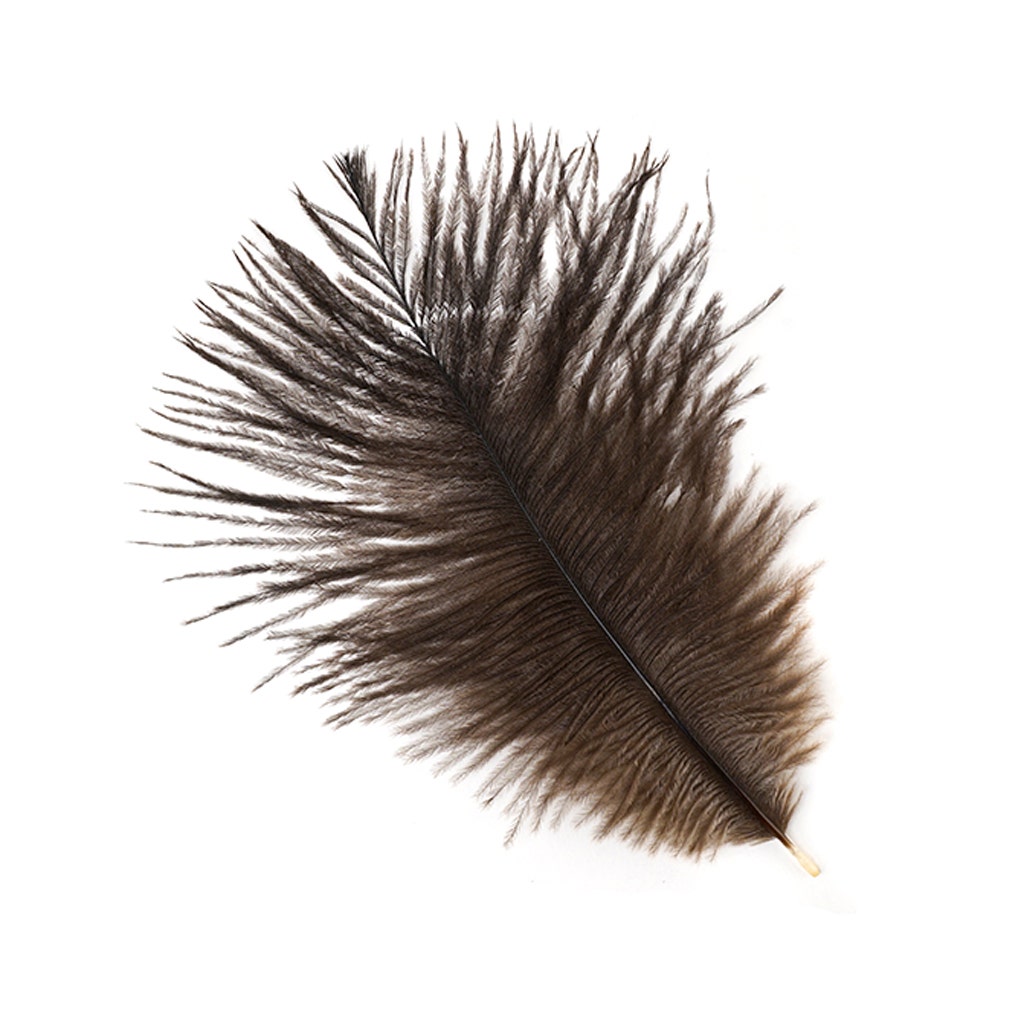 Zucker Feather Products Ostrich Feather Drabs - 4-8 inch - Natural