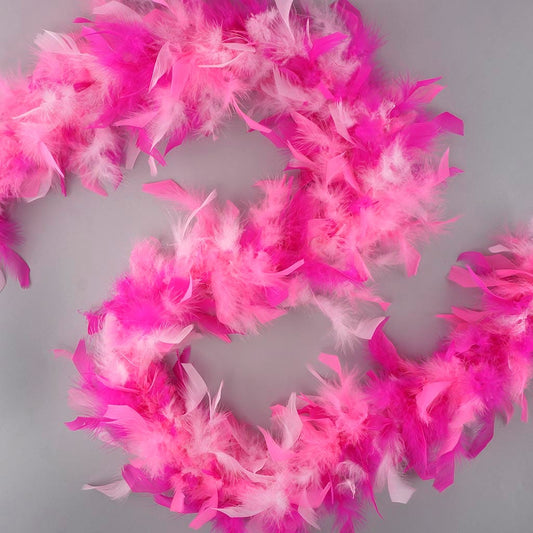 Chandelle Feather Boa - Lightweight - Pinks Mix