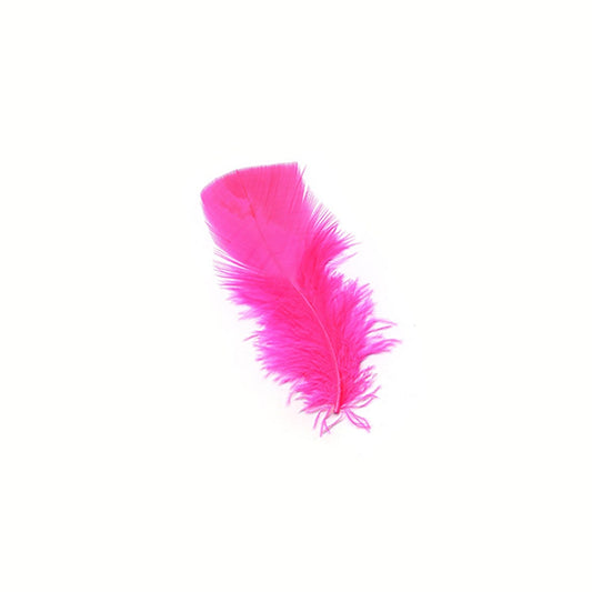 Loose Turkey Plumage Feathers - Pink Orient