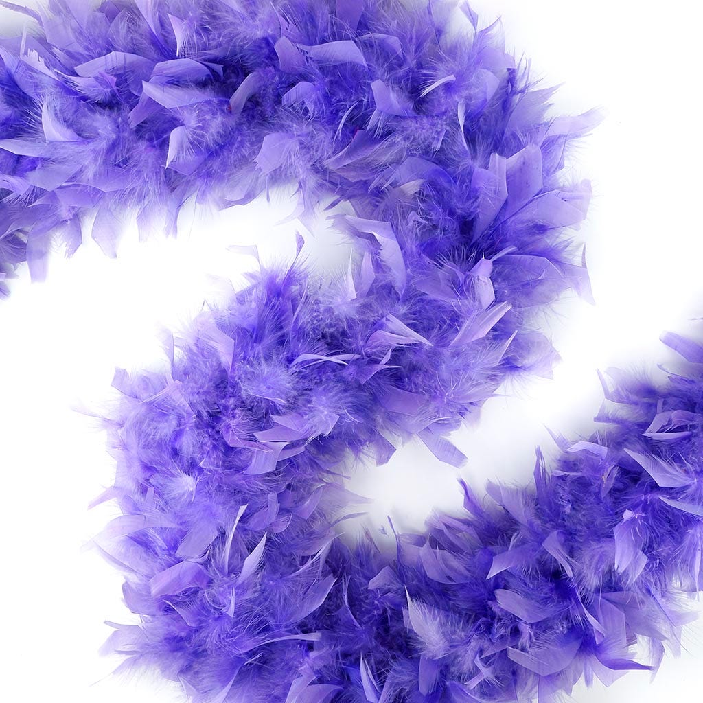 Chandelle Heavyweight Feather Boa Purple