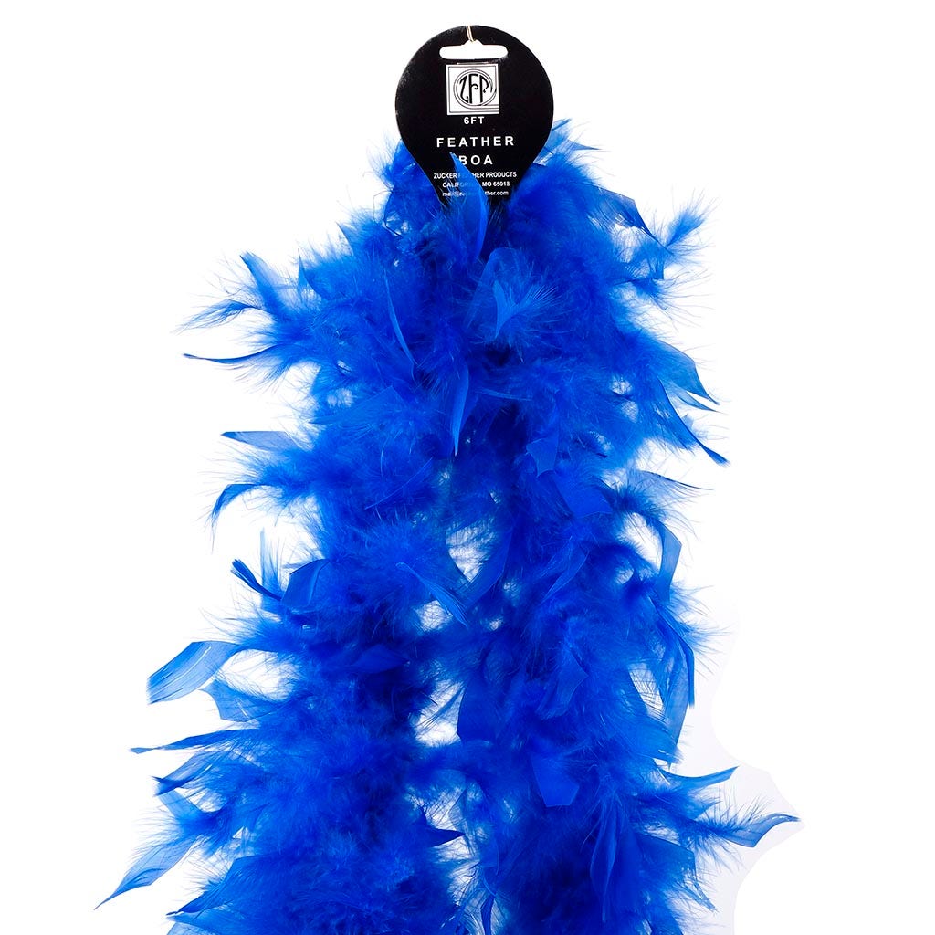 Chandelle Feather Boa - Lightweight - Royal
