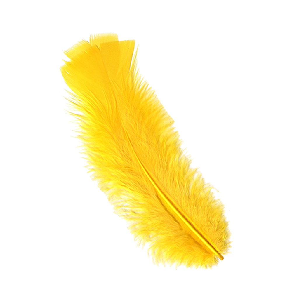 Zucker Feather Products Turkey Marabou Dyed - 3-8 inch - Orange