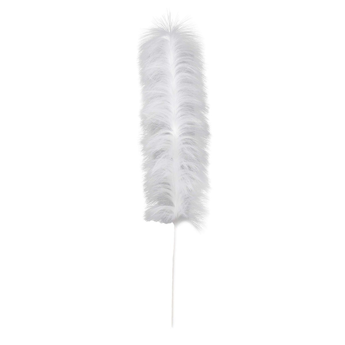 1 Piece Faux Ostrich Stem 40-42’’ - White - Feathers