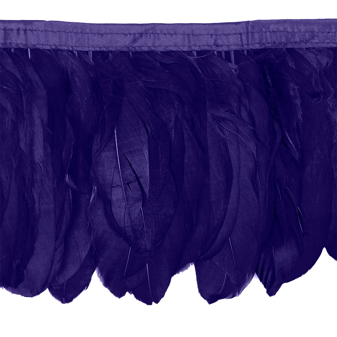 Parried Goose Pallet Feather Fringe - Regal