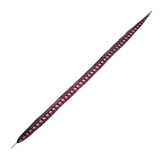 Shocking Pink Faux Lady Amherst Feathers 1 pc