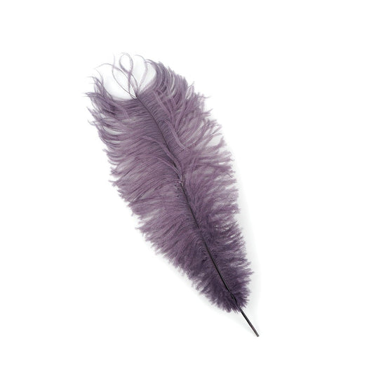 50 Pcs Ostrich Feathers-Damaged Drabs 13’’ - Amethyst - Feathers