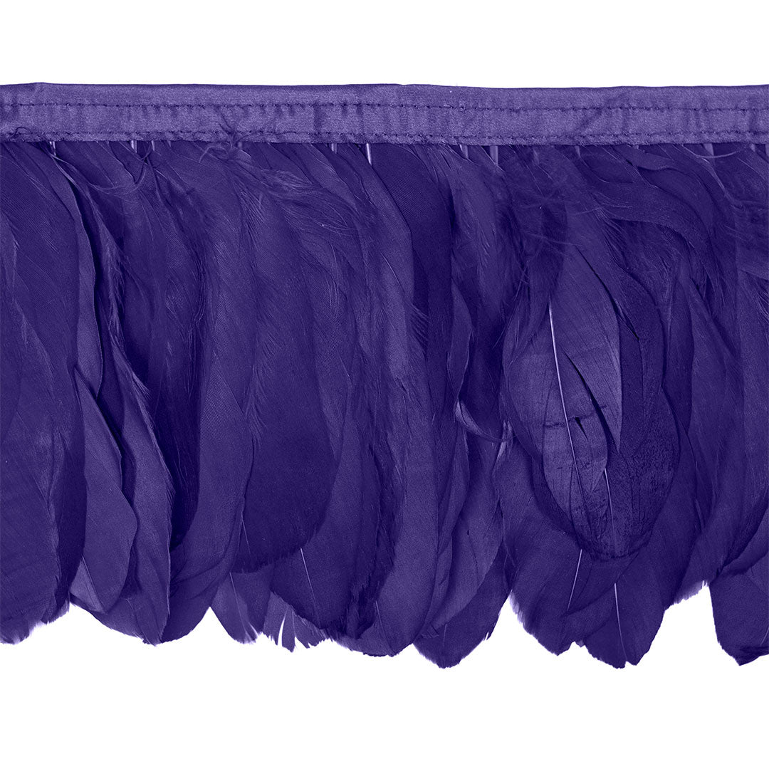 Parried Goose Pallet Feather Fringe - Regal