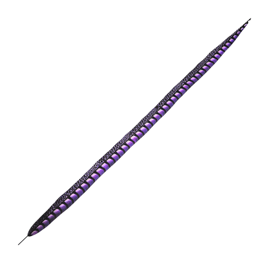 Lavender Faux Lady Amherst Feathers 1 pc