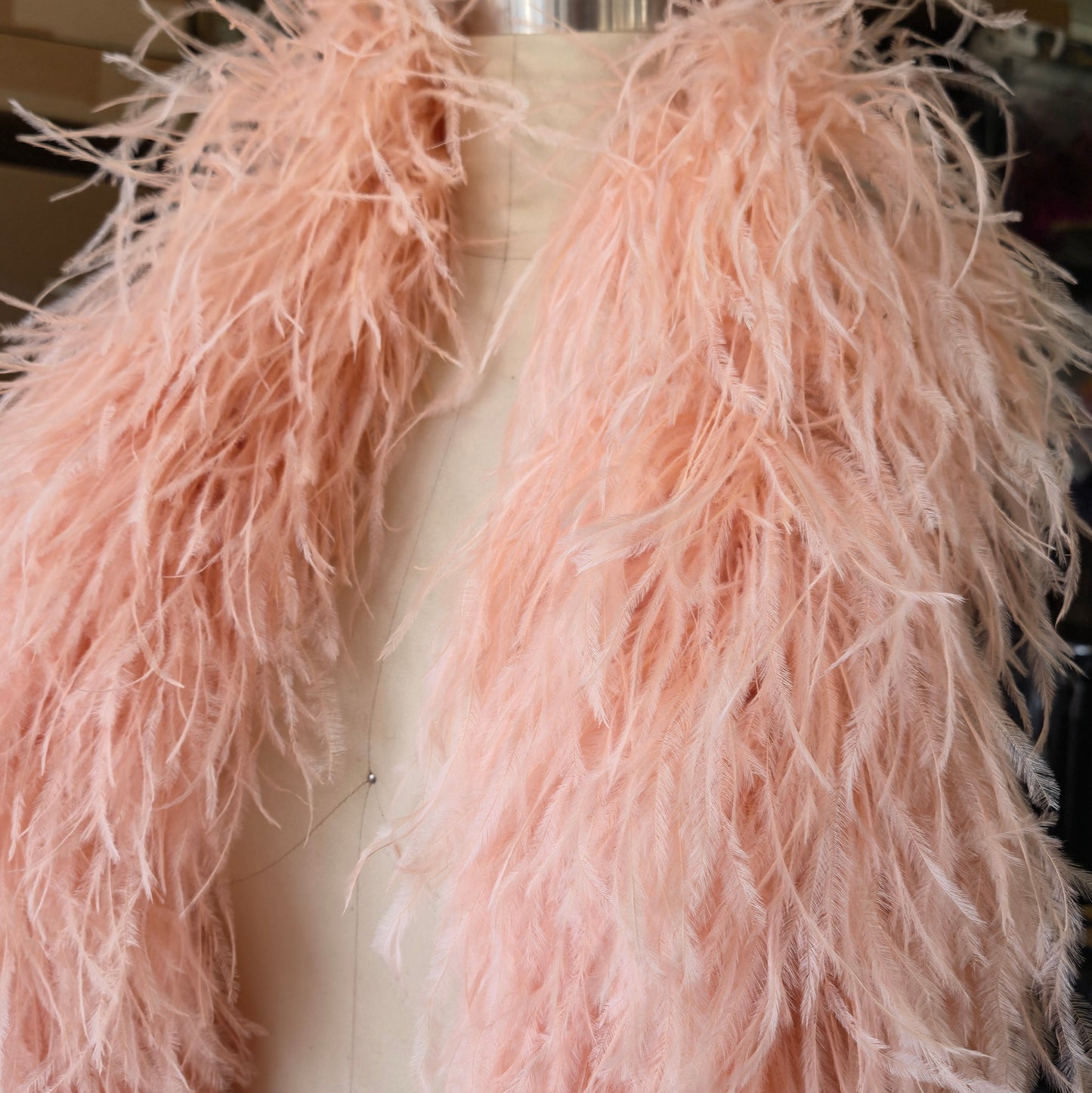 Champagne 10 Ply Ostrich Feather Boa