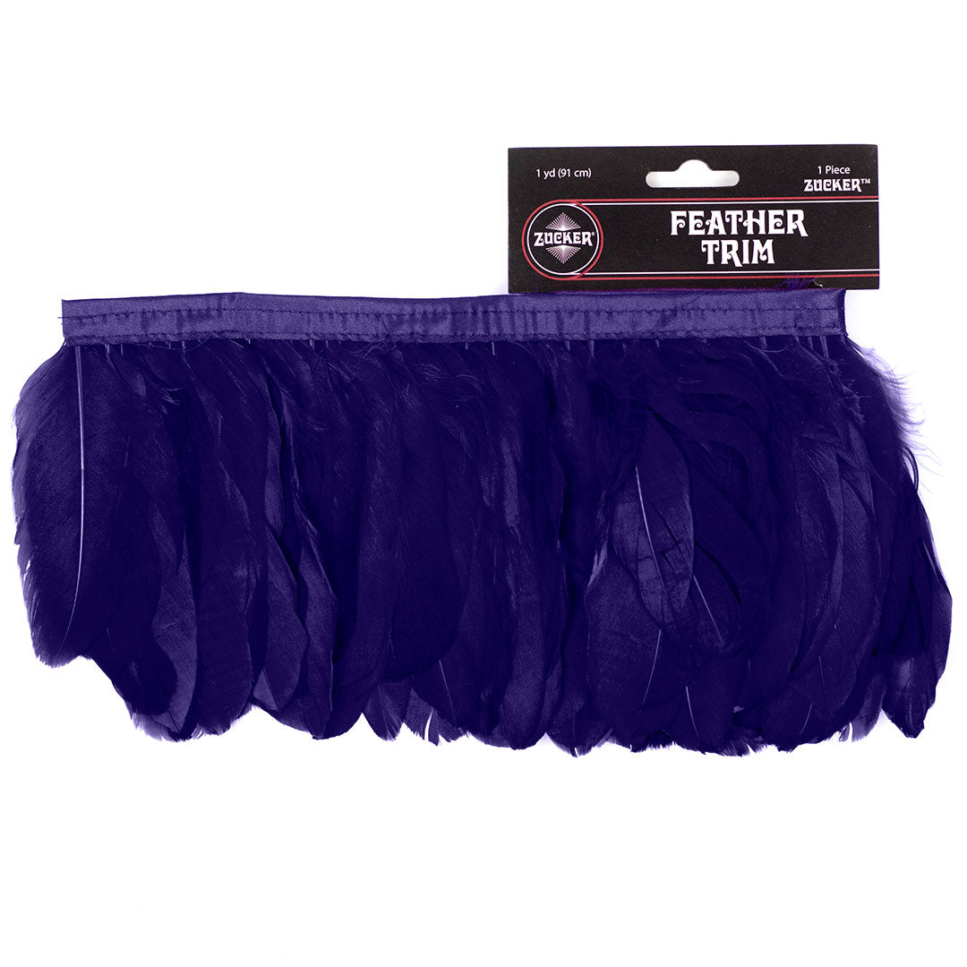 Parried Goose Pallet Feather Fringe - Regal