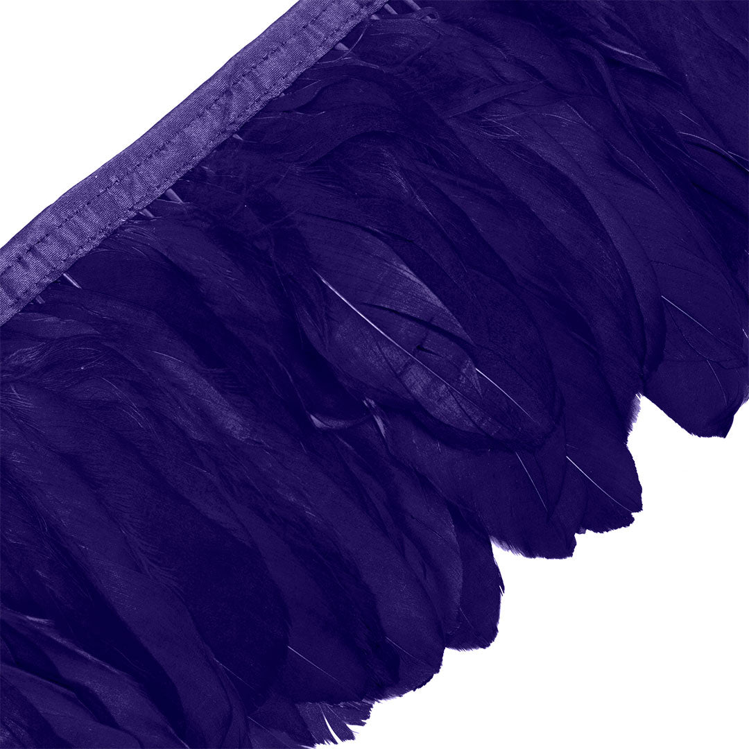 Parried Goose Pallet Feather Fringe - Regal