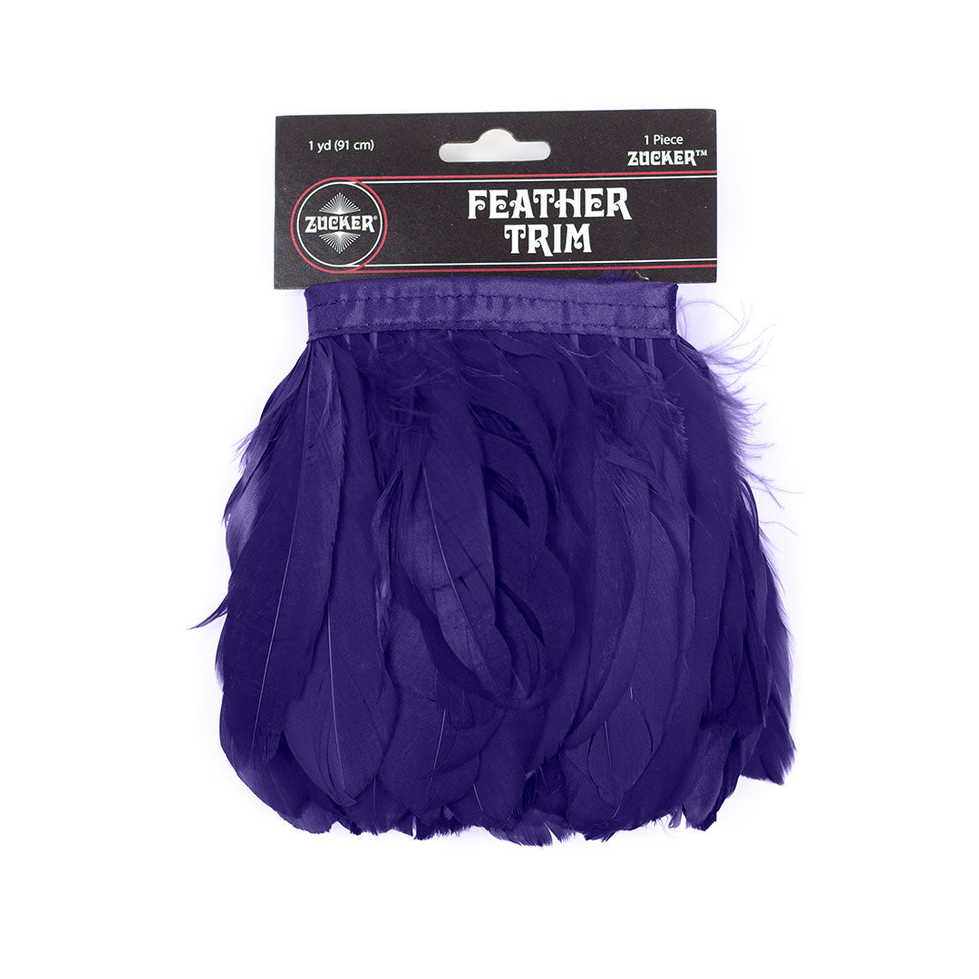 Parried Goose Pallet Feather Fringe - Regal