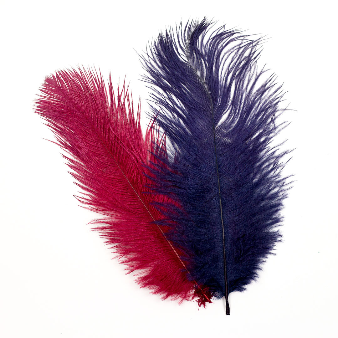Ostrich and Goose Feather Kit - Rose