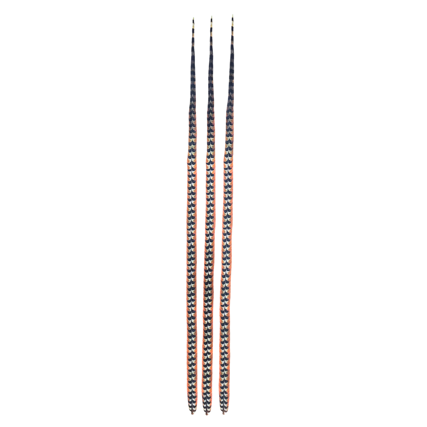 Faux Venery Pheasant Feather Tails 58 inch - 3 pcs