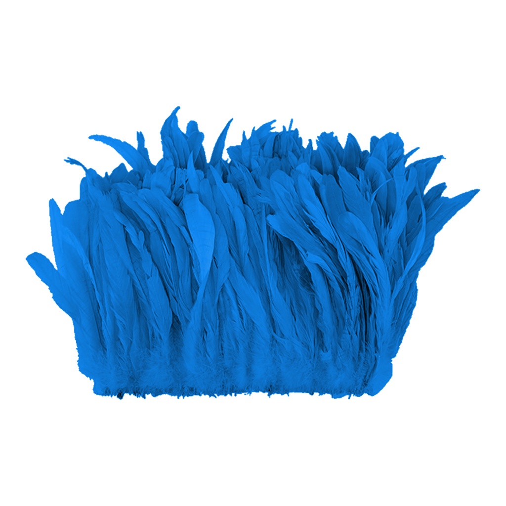 Rooster Coque Tails-Bleach-Dyed - Dark Turquoise