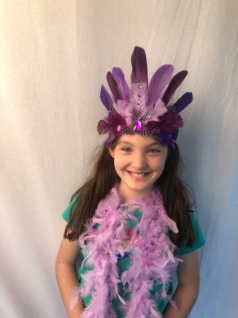 FEATHER CROWN KIT SUGARPLUM