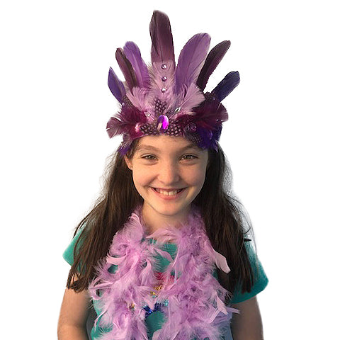 FEATHER CROWN KIT SUGARPLUM